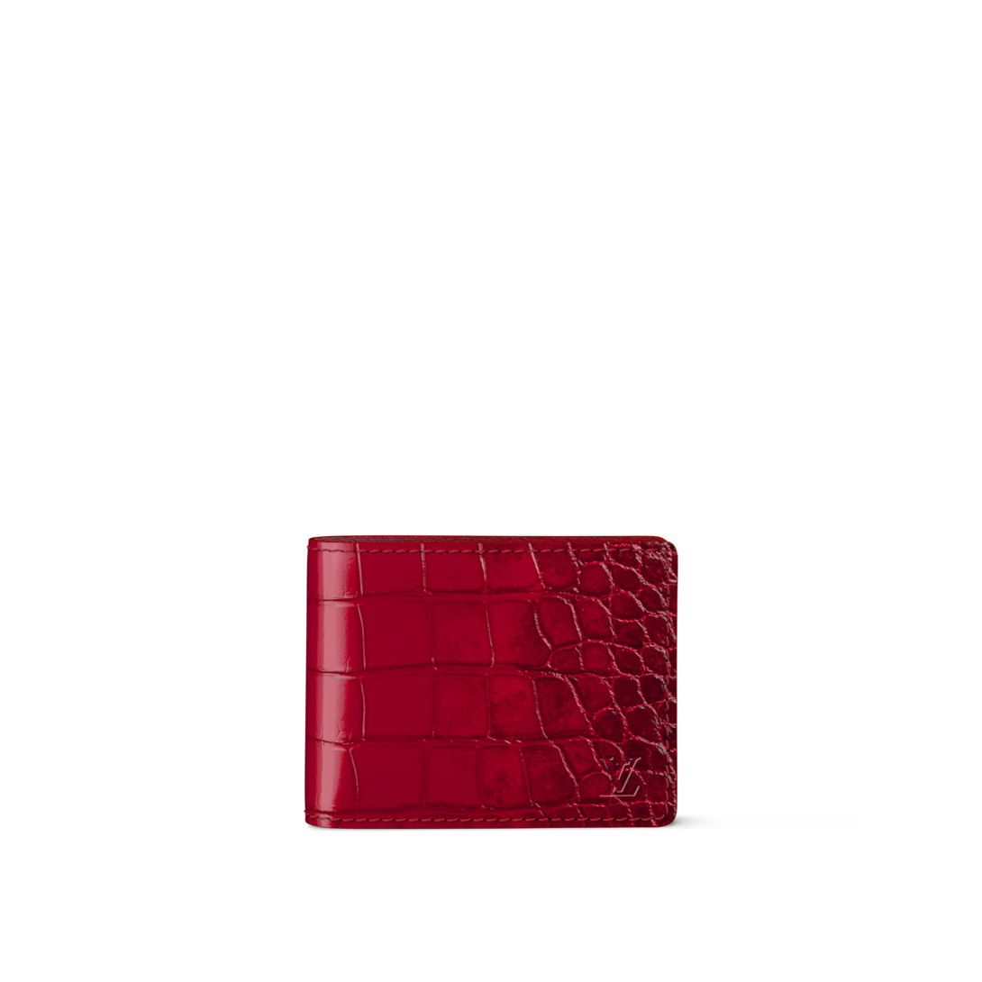 Multiple Wallet Crocodile Mat - Men Small Leather Goods - N87533